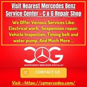 Visit Nearest Mercedes Benz Service Center - C & G Repair Shop